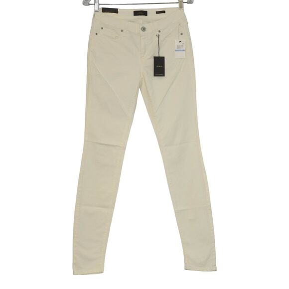 A8 NWT ROBERT RODRIGUEZ RND Ivory Pima Cotton Blend Jazz Skinny Jeans Sz 25 $168 - Picture 1 of 7